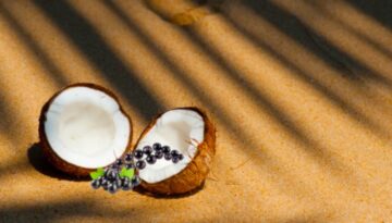 Coconut and Blackcurrant