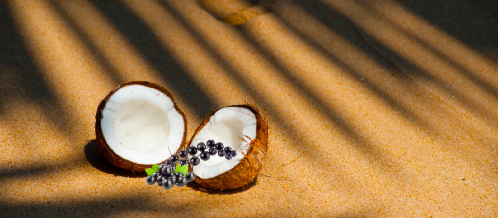 Coconut and Blackcurrant