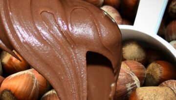 Hazelnuts and Nutella