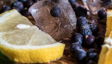 Lemon and Blueberry