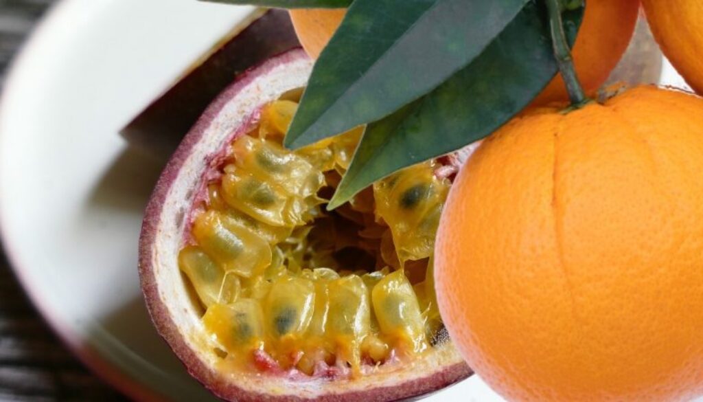 Orange and Passionfruit