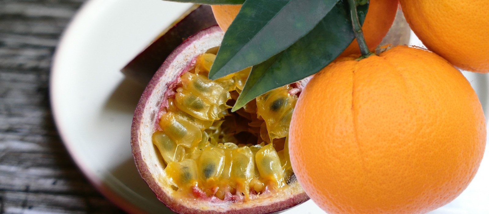Orange and Passionfruit